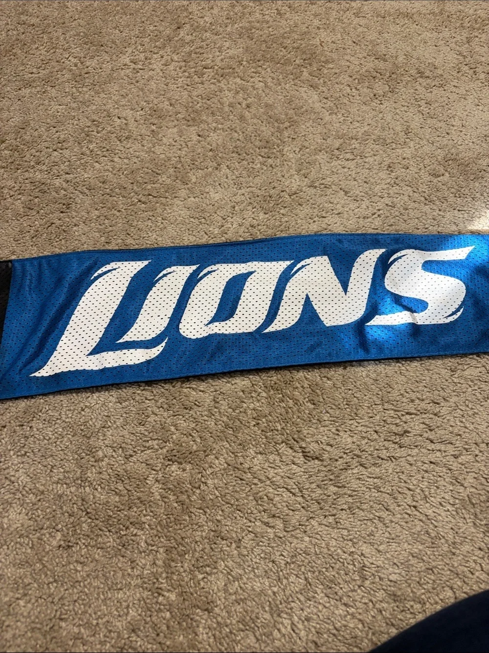 Detroit Lions Scarf with Inside Zippered pocket